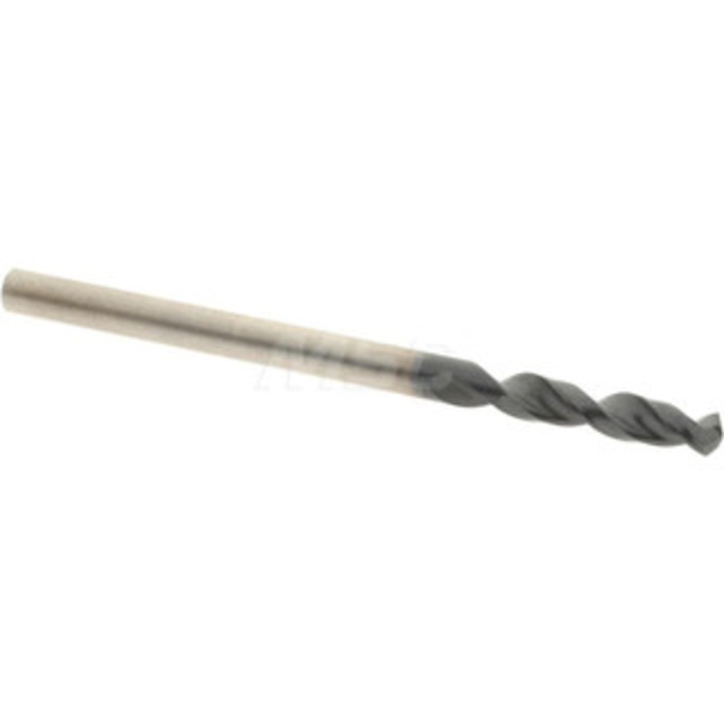 Accupro #34 130 Parabolic Flute Cobalt Screw Machine Drill Bit TiAlN Finish, Right Hand Cut, 0.63 Flute Length, 1.811 OAL, Split Point, Straight Shank 1630282A-AC – 01348473