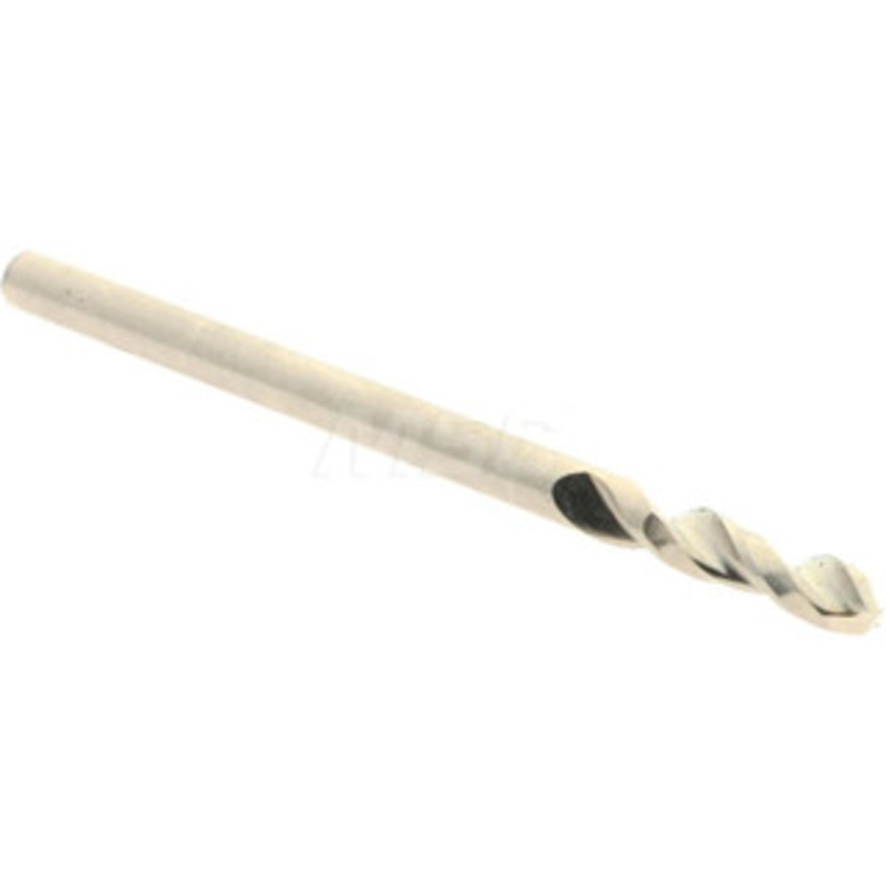 Accupro #37 130 Parabolic Flute Cobalt Screw Machine Drill Bit Bright Finish, Right Hand Cut, 0.551 Flute Length, 1.693 OAL, Split Point, Straight Shank 1630264-AC – 01331487