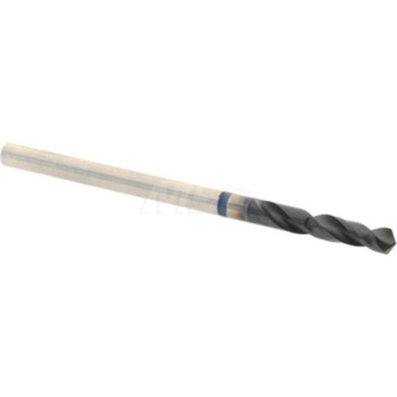 Accupro #40 120 Spiral Flute Cobalt Screw Machine Drill Bit TiAlN Finish, Right Hand Cut, 14mm Flute Length, 43mm OAL, Split Point, Straight Shank 1BS0249-AC – 05493218