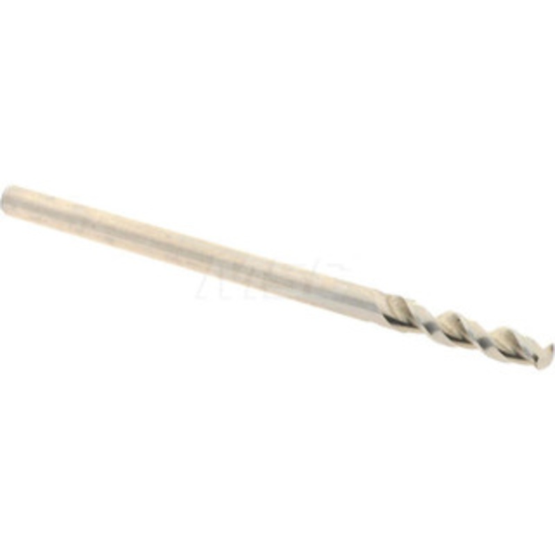 Accupro #45 130 Parabolic Flute Cobalt Screw Machine Drill Bit Bright Finish, Right Hand Cut, 0.472 Flute Length, 1.496 OAL, Split Point, Straight Shank 1630208-AC – 01331271