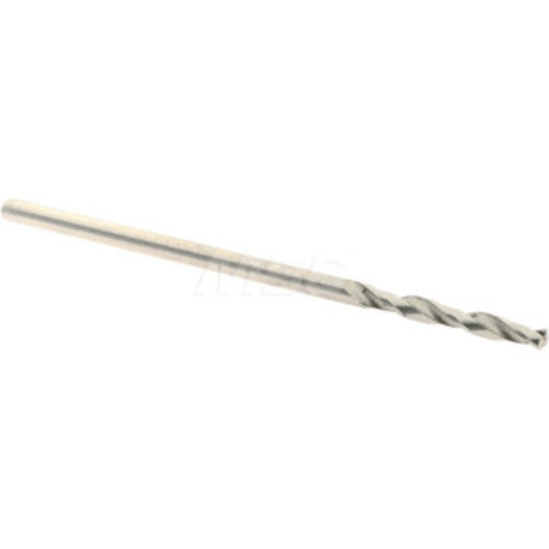 Accupro #56 130 Parabolic Flute Cobalt Screw Machine Drill Bit Bright Finish, Right Hand Cut, 8mm Flute Length, 30mm OAL, Standard Point, Straight Shank 1630118-AC – 01330976