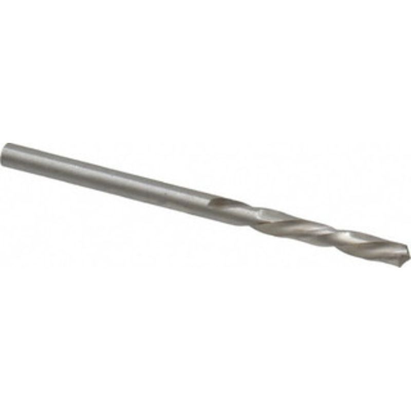 Chicago-Latrobe #33 118 Spiral Flute High Speed Steel Screw Machine Drill Bit Bright Finish, Left Hand Cut, 7/8 Flute Length, 1-7/8 OAL, Standard Point, Straight Shank 49103 – 81351330