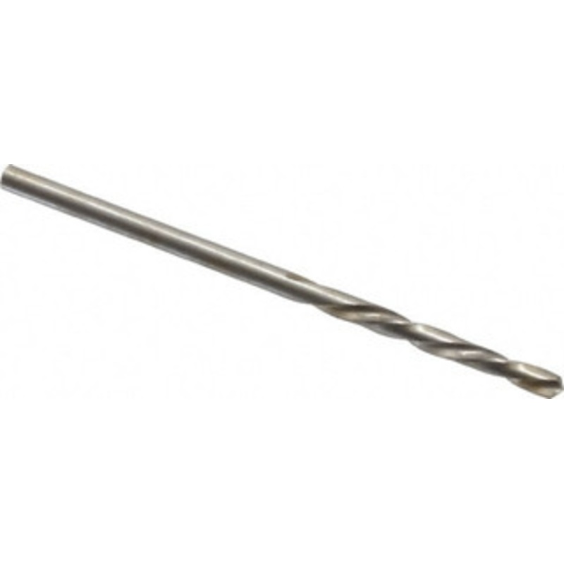 Chicago-Latrobe #46 118 Spiral Flute High Speed Steel Screw Machine Drill Bit Bright Finish, Left Hand Cut, 3/4 Flute Length, 1-3/4 OAL, Standard Point, Straight Shank 49116 – 81351462