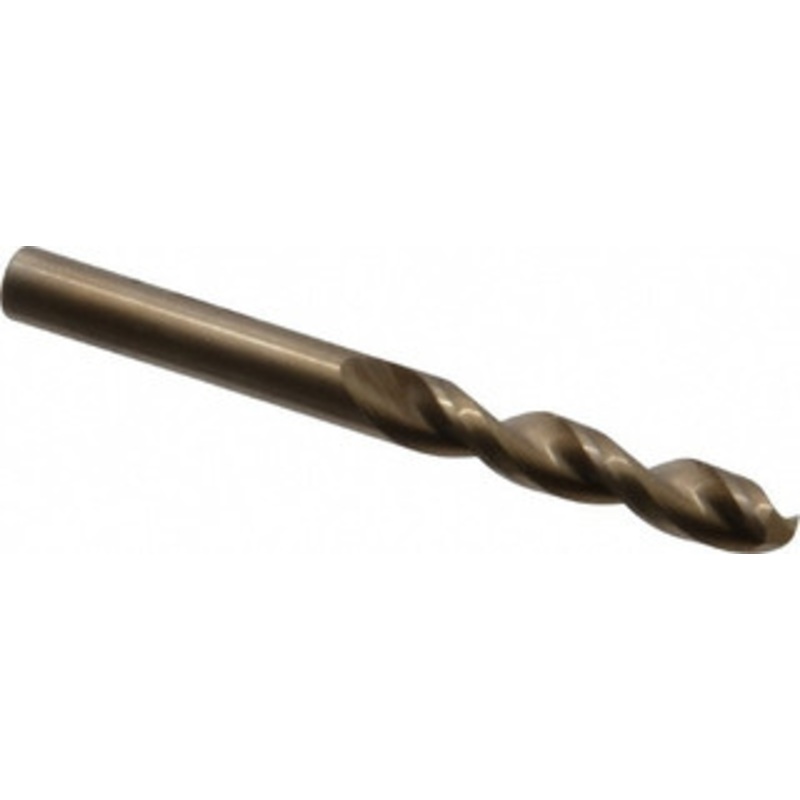 Cleveland Twist Drill #1 135 Parabolic Flute Cobalt Screw Machine Drill Bit Oxide/Gold Finish, Right Hand Cut, 1-5/16 Flute Length, 2-7/16 OAL, Split Point, Straight Shank C14241 – 75786707