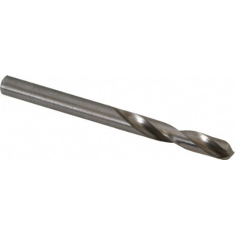 Cleveland Twist Drill #14 135 Spiral Flute High Speed Steel Screw Machine Drill Bit Bright Finish, Right Hand Cut, 1-1/8 Flute Length, 2-3/16 OAL, Split Point, Straight Shank C70318 – 74332479