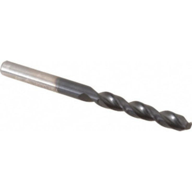 Cleveland Twist Drill #16 135 Parabolic Flute Cobalt Screw Machine Drill Bit TiAlN Finish, Right Hand Cut, 1-1/8 Flute Length, 2-3/16 OAL, Split Point, Straight Shank C15106 – 75910141