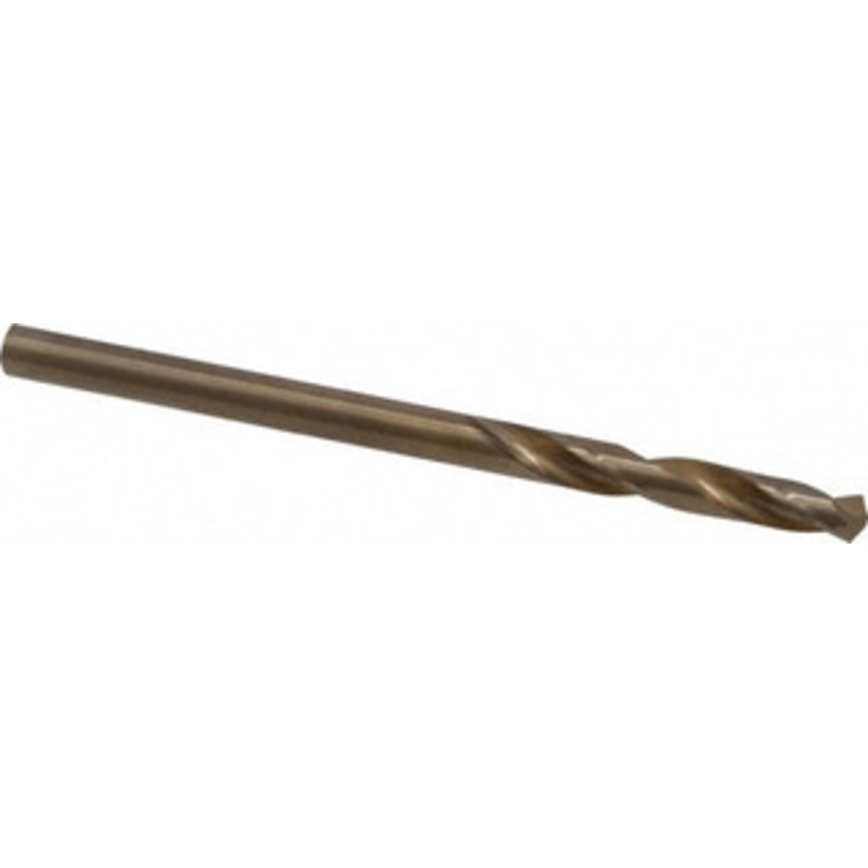 Cleveland Twist Drill #31 135 Spiral Flute Cobalt Screw Machine Drill Bit Oxide/Gold Finish, Right Hand Cut, 7/8 Flute Length, 1-7/8 OAL, Split Point, Straight Shank C14570 – 63793319