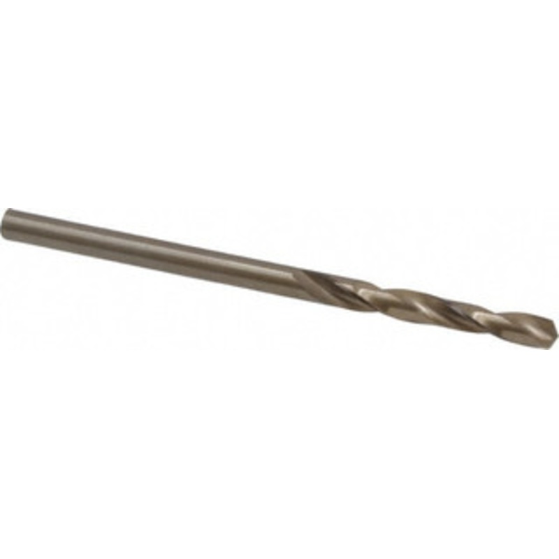 Cleveland Twist Drill #36 135 Spiral Flute Cobalt Screw Machine Drill Bit Oxide/Gold Finish, Right Hand Cut, 13/16 Flute Length, 1-13/16 OAL, Split Point, Straight Shank C14561 – 63793368