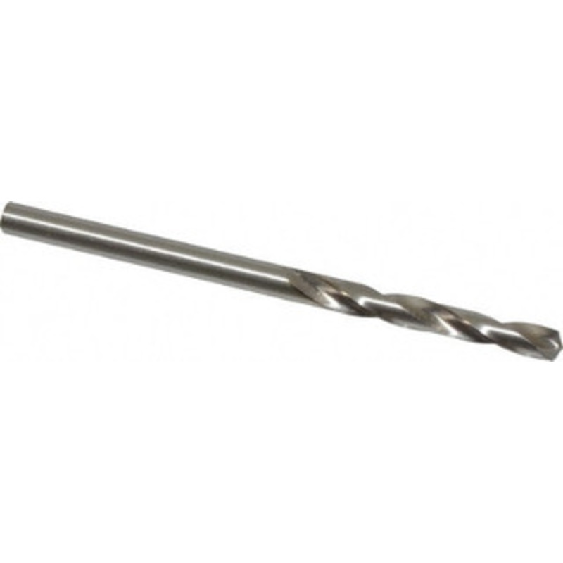 Cleveland Twist Drill #36 135 Spiral Flute High Speed Steel Screw Machine Drill Bit Bright Finish, Right Hand Cut, 13/16 Flute Length, 1-13/16 OAL, Split Point, Straight Shank C70340 – 74332685