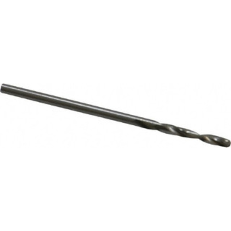 Cleveland Twist Drill #47 135 Spiral Flute High Speed Steel Screw Machine Drill Bit Bright Finish, Right Hand Cut, 3/4 Flute Length, 1-11/16 OAL, Split Point, Straight Shank C70351 – 74332792