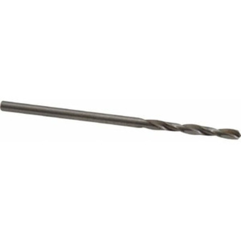 Cleveland Twist Drill #48 118 Spiral Flute High Speed Steel Screw Machine Drill Bit Bright Finish, Right Hand Cut, 11/16 Flute Length, 1-11/16 OAL, Standard Point, Straight Shank C04388 – 63706485