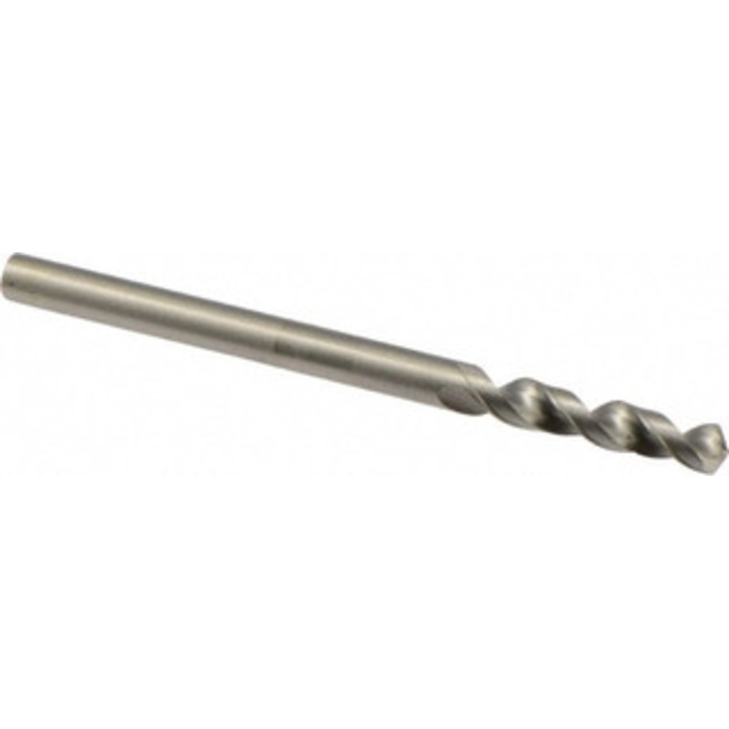 Guhring #31 118 Spiral Flute Cobalt Screw Machine Drill Bit Bright Finish, Right Hand Cut, Four Facet, Split Point, Straight Shank 9055240030500 – 55075071