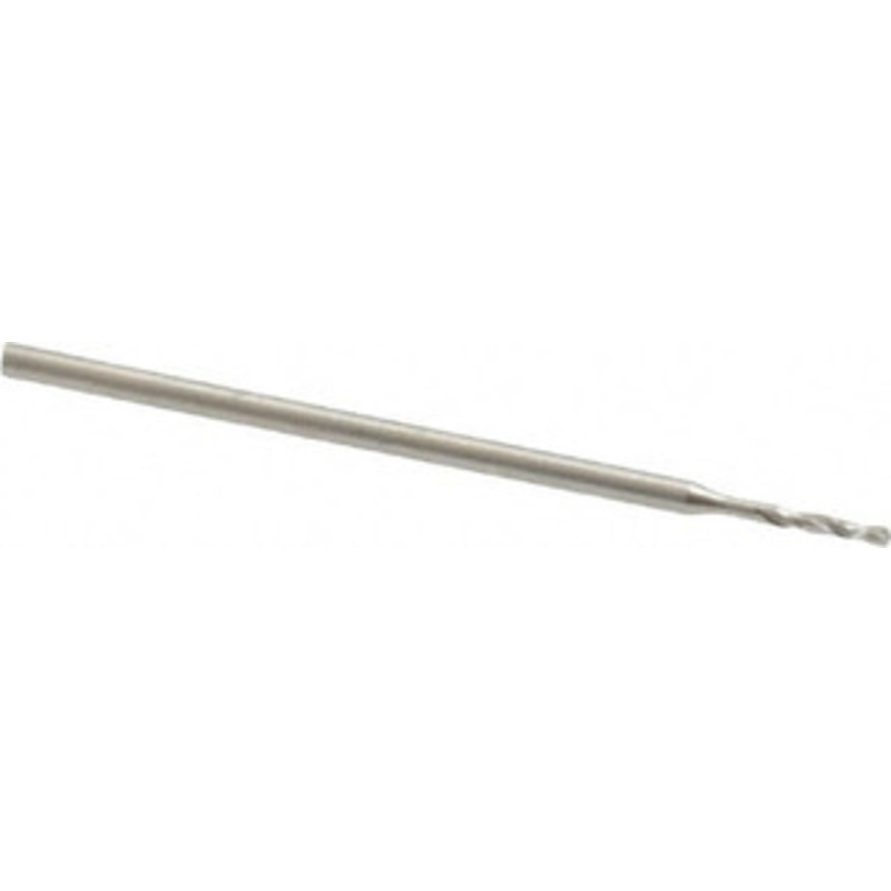 Guhring #74, 118 Point, Cobalt Micro Drill Bit 0.984 OAL, 3.9mm Flute Length, 1mm Shank Diam, Series 301 9003010005700 – 85779569