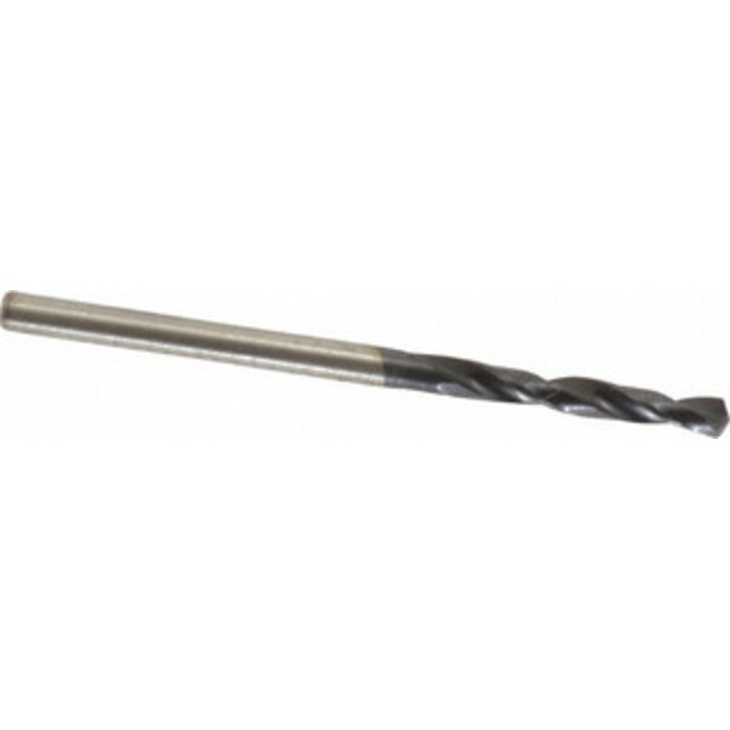 Hertel #38 135 Spiral Flute Cobalt Screw Machine Drill Bit TiAlN Finish, Right Hand Cut, 13/16 Flute Length, 1-13/16 OAL, Split Point, Straight Shank 74132358 – 74132358