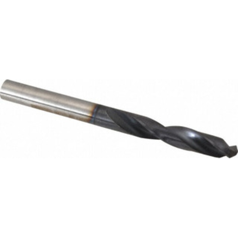 Hertel #8 135 Spiral Flute Cobalt Screw Machine Drill Bit TiAlN Finish, Right Hand Cut, 1-3/16 Flute Length, 2-1/4 OAL, Split Point, Straight Shank 74132069 – 74132069