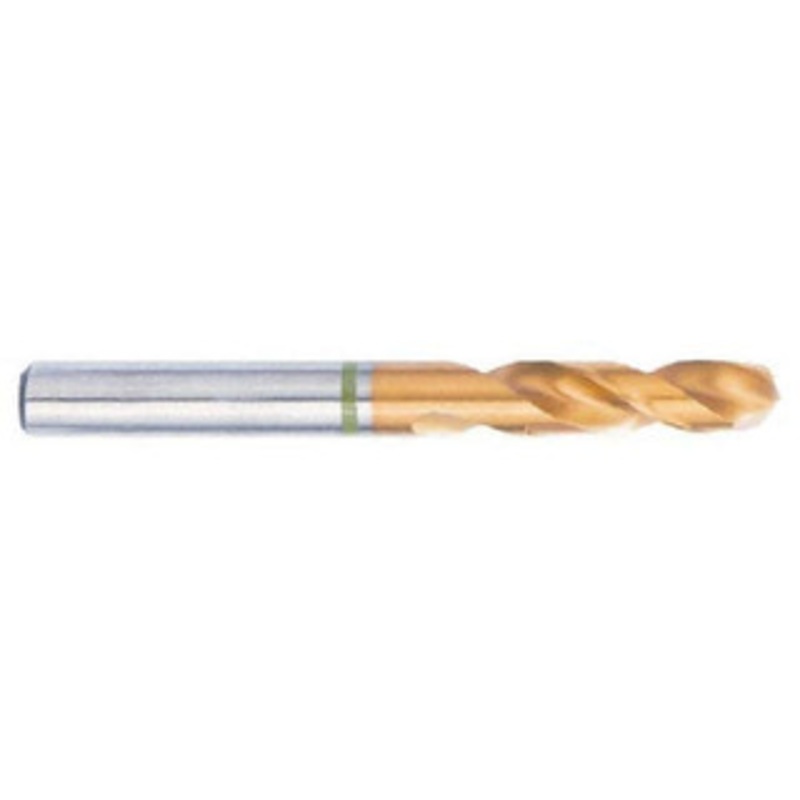 Accupro #13 130 Spiral Flute Cobalt Screw Machine Drill Bit TiN Finish, Right Hand Cut, 24mm Flute Length, 58mm OAL, Split Point, Straight Shank 1GB0469-AC – 56514276