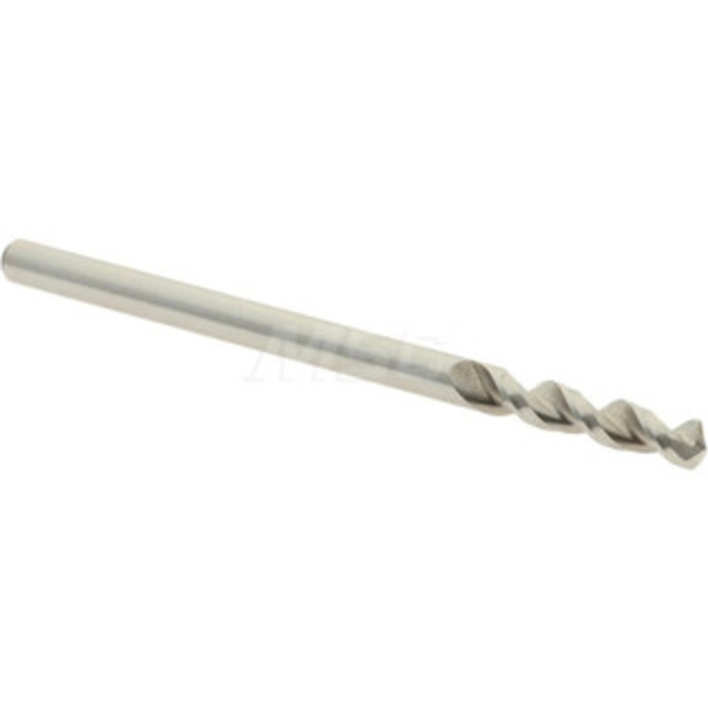 Accupro #34 130 Parabolic Flute Cobalt Screw Machine Drill Bit Bright Finish, Right Hand Cut, 0.63 Flute Length, 1.811 OAL, Split Point, Straight Shank 1630282-AC – 01331552