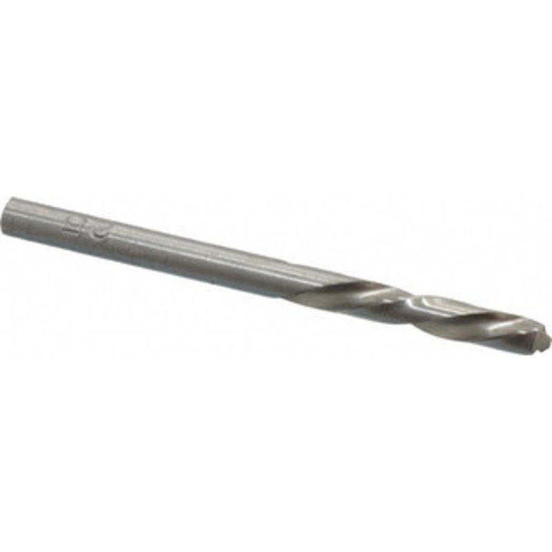 Chicago-Latrobe #25 118 Spiral Flute High Speed Steel Screw Machine Drill Bit Bright Finish, Left Hand Cut, 1 Flute Length, 2-1/16 OAL, Standard Point, Straight Shank 49095 – 81351256