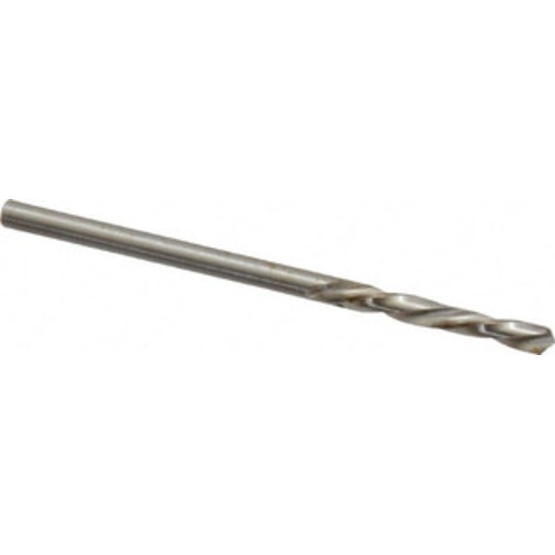 Chicago-Latrobe #42 118 Spiral Flute High Speed Steel Screw Machine Drill Bit Bright Finish, Left Hand Cut, 3/4 Flute Length, 1-3/4 OAL, Standard Point, Straight Shank 49112 – 81351421
