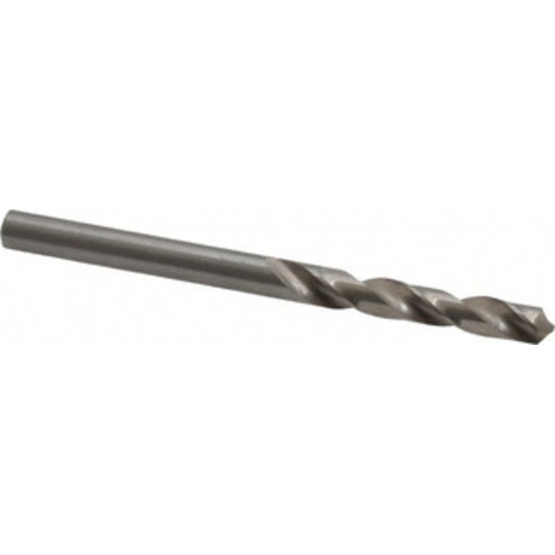 Cleveland Twist Drill #24 118 Spiral Flute High Speed Steel Screw Machine Drill Bit Bright Finish, Right Hand Cut, 1 Flute Length, 2-1/16 OAL, Standard Point, Straight Shank C04445 – 63706246