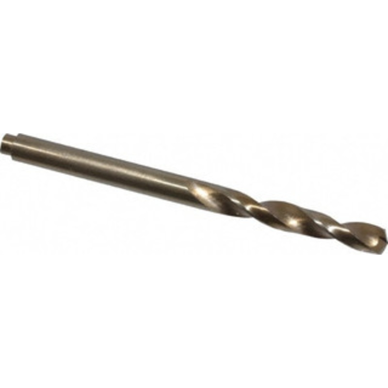 Cleveland Twist Drill #25 135 Spiral Flute Cobalt Screw Machine Drill Bit Oxide/Gold Finish, Right Hand Cut, 1 Flute Length, 2-1/16 OAL, Split Point, Straight Shank C14585 – 63793251