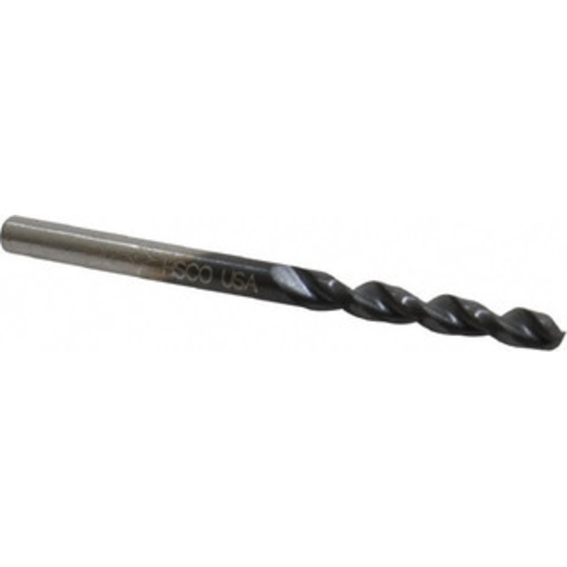 Cleveland Twist Drill #30 135 Parabolic Flute Cobalt Screw Machine Drill Bit TiAlN Finish, Right Hand Cut, 15/16 Flute Length, 1-15/16 OAL, Split Point, Straight Shank C15120 – 75910281