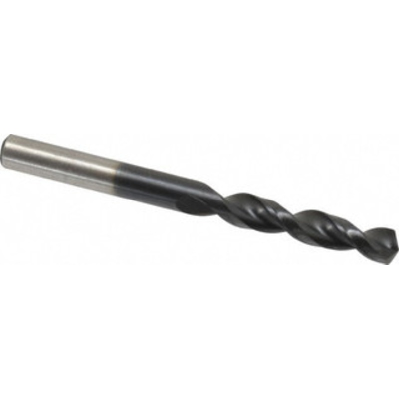 Cleveland Twist Drill #4 135 Parabolic Flute Cobalt Screw Machine Drill Bit TiAlN Finish, Right Hand Cut, 1-1/4 Flute Length, 2-3/8 OAL, Split Point, Straight Shank C15094 – 75906990