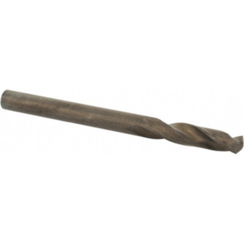 Guhring #4 130 Spiral Flute Cobalt Screw Machine Drill Bit Oxide Finish, Right Hand Cut, 28mm Flute Length, 66mm OAL, Standard Point, Straight Shank 9003290053100 – 64492747
