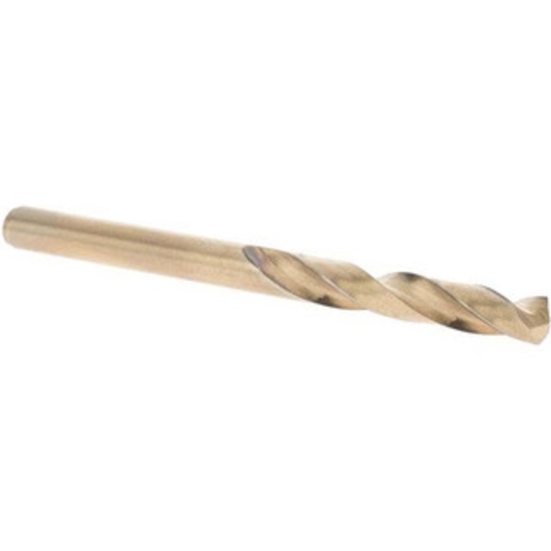 Hertel #20 135 Spiral Flute Cobalt Screw Machine Drill Bit Bright Finish, Right Hand Cut, 1-1/16 Flute Length, 2-1/8 OAL, Split Point, Straight Shank 74130725 – 74130725