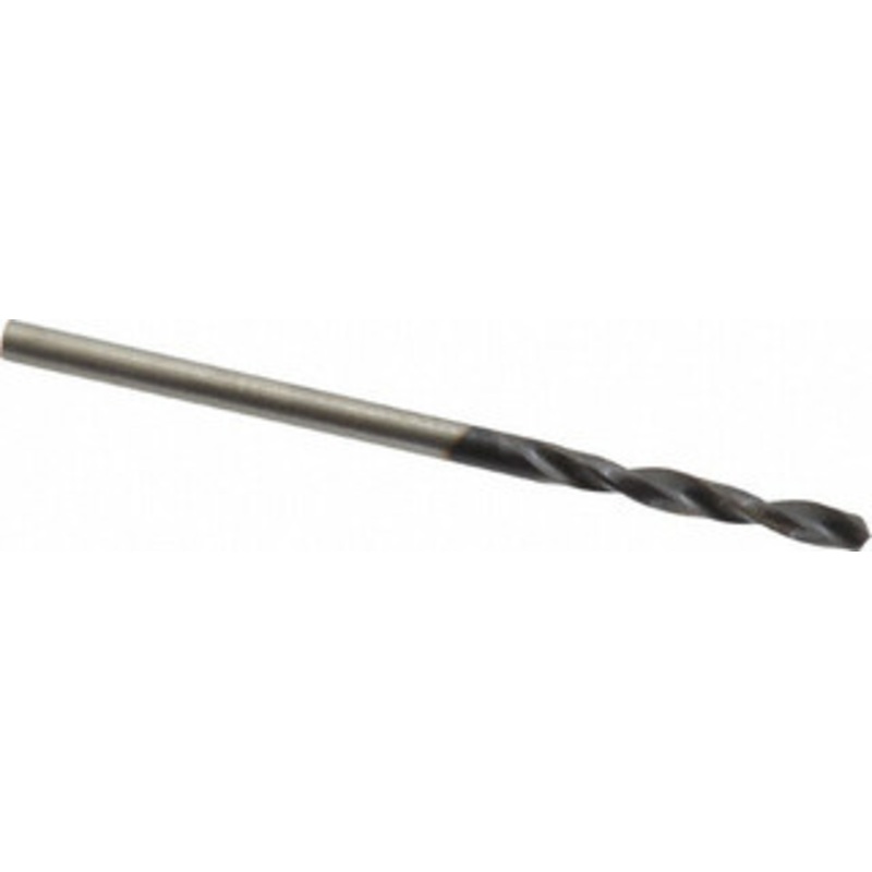 Hertel #44 135 Spiral Flute Cobalt Screw Machine Drill Bit TiAlN Finish, Right Hand Cut, 3/4 Flute Length, 1-3/4 OAL, Split Point, Straight Shank 74132416 – 74132416