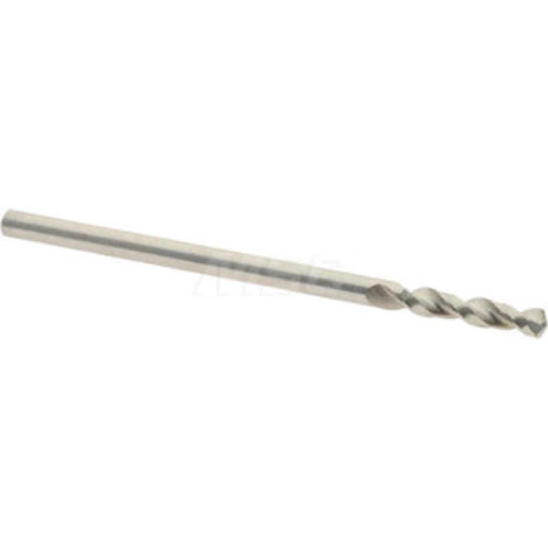 Accupro #49 130 Parabolic Flute Cobalt Screw Machine Drill Bit Bright Finish, Right Hand Cut, 0.433 Flute Length, 1.417 OAL, Split Point, Straight Shank 1630185-AC – 01331198