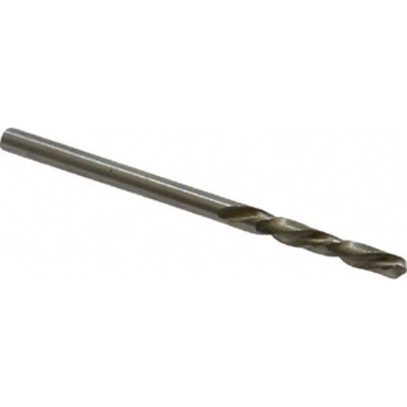 Chicago-Latrobe #36 118 Spiral Flute High Speed Steel Screw Machine Drill Bit Bright Finish, Left Hand Cut, 13/16 Flute Length, 1-13/16 OAL, Standard Point, Straight Shank 49106 – 81351363
