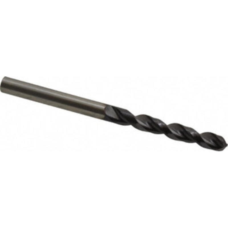 Cleveland Twist Drill #26 135 Parabolic Flute Cobalt Screw Machine Drill Bit TiAlN Finish, Right Hand Cut, 1 Flute Length, 2-1/16 OAL, Split Point, Straight Shank C15116 – 75910240