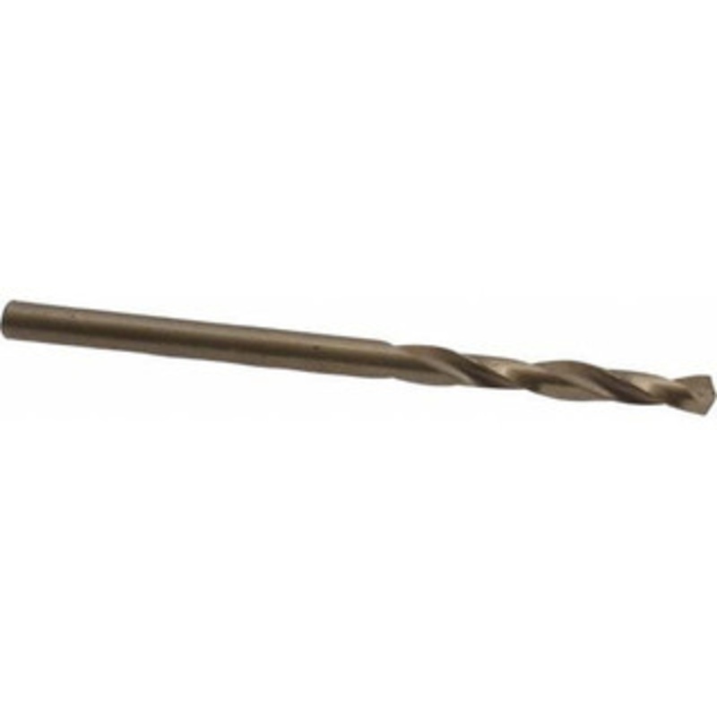 Cleveland Twist Drill #35 135 Spiral Flute Cobalt Screw Machine Drill Bit Oxide/Gold Finish, Right Hand Cut, 7/8 Flute Length, 1-7/8 OAL, Split Point, Straight Shank C14563 – 63793350