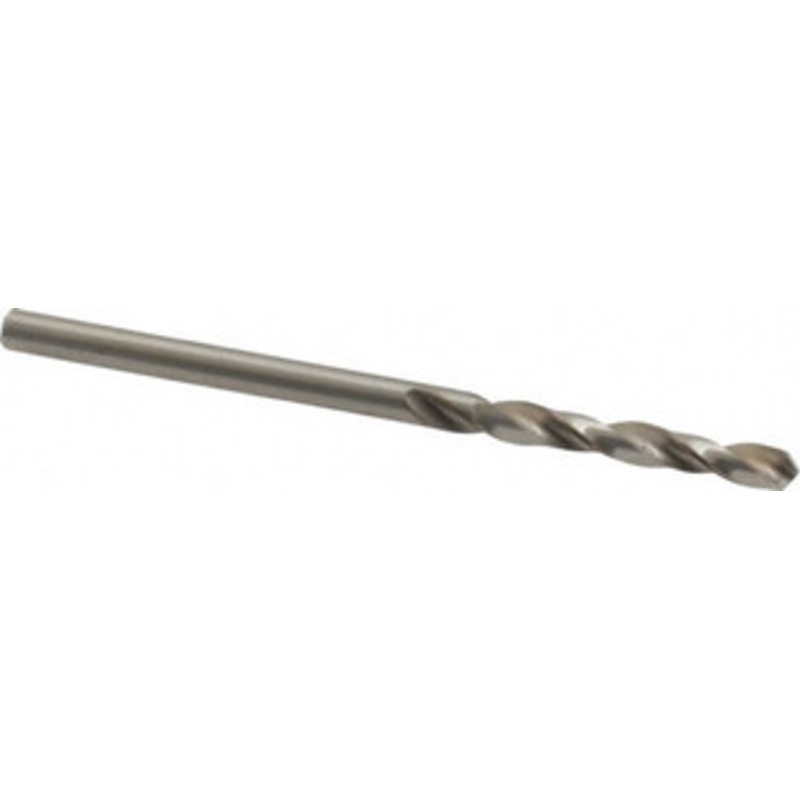 Cleveland Twist Drill #38 118 Spiral Flute High Speed Steel Screw Machine Drill Bit Bright Finish, Right Hand Cut, 13/16 Flute Length, 1-13/16 OAL, Standard Point, Straight Shank C04412 – 63706386