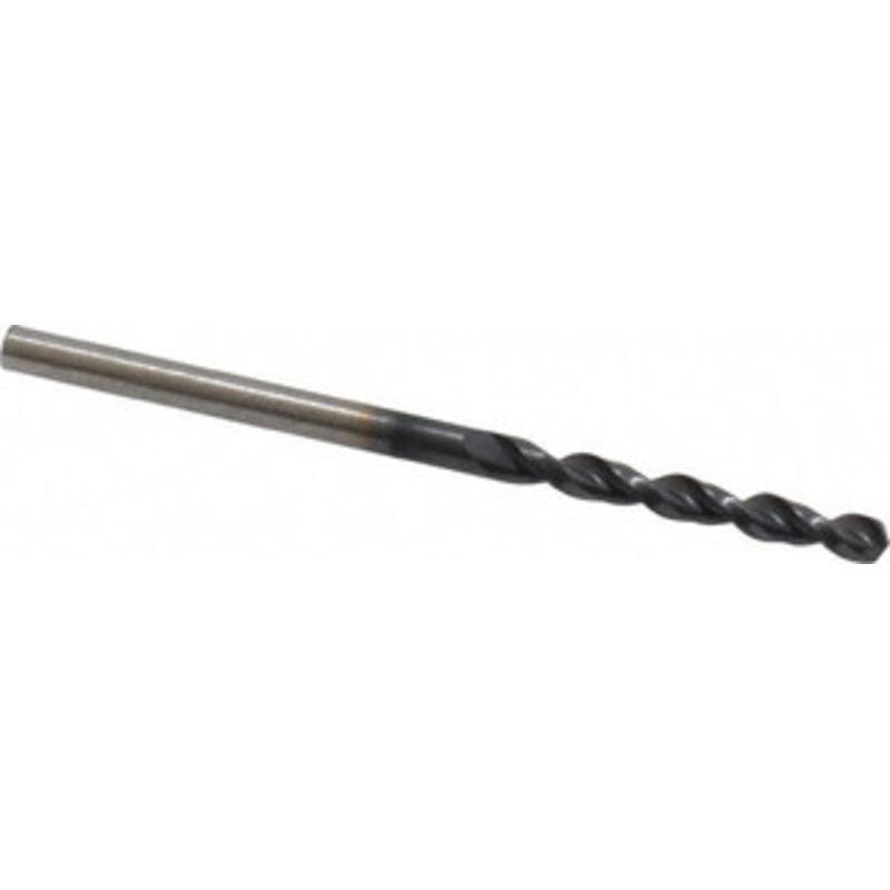 Cleveland Twist Drill #40 135 Parabolic Flute Cobalt Screw Machine Drill Bit TiAlN Finish, Right Hand Cut, 13/16 Flute Length, 1-13/16 OAL, Split Point, Straight Shank C15130 – 75910380