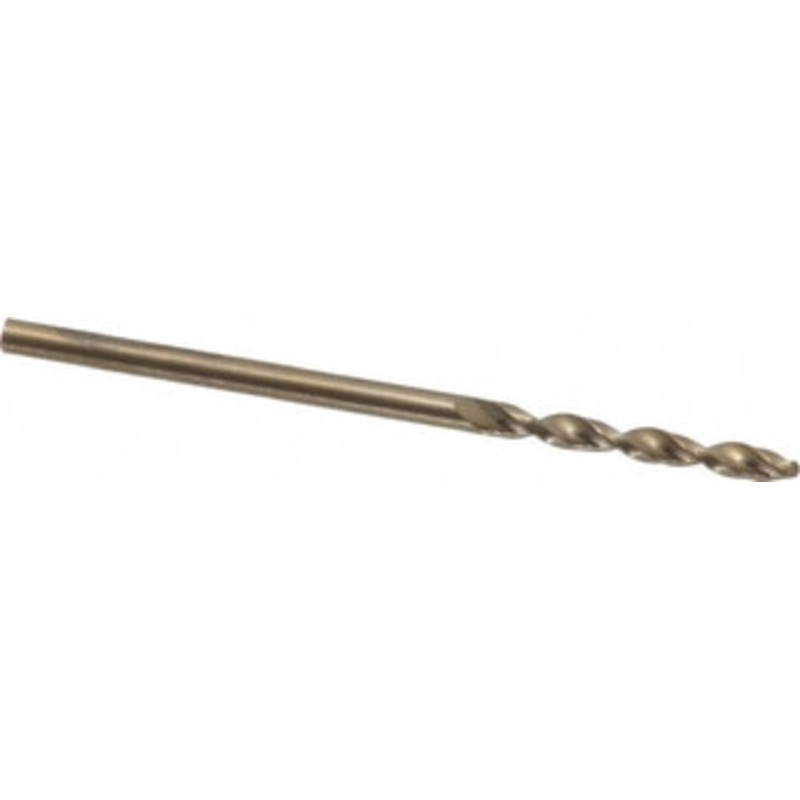 Cleveland Twist Drill #48 135 Parabolic Flute Cobalt Screw Machine Drill Bit Oxide/Gold Finish, Right Hand Cut, 11/16 Flute Length, 1-11/16 OAL, Split Point, Straight Shank C14314 – 76928498