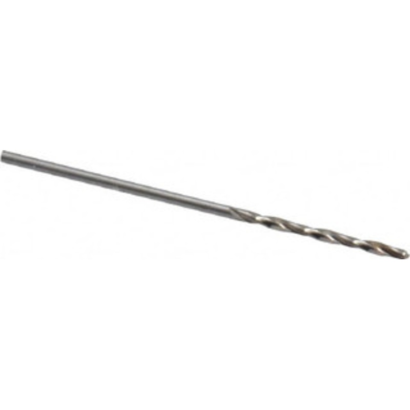 Cleveland Twist Drill #57 118 Spiral Flute High Speed Steel Screw Machine Drill Bit Bright Finish, Right Hand Cut, 1/2 Flute Length, 1-3/8 OAL, Standard Point, Straight Shank C04360 – 63706576