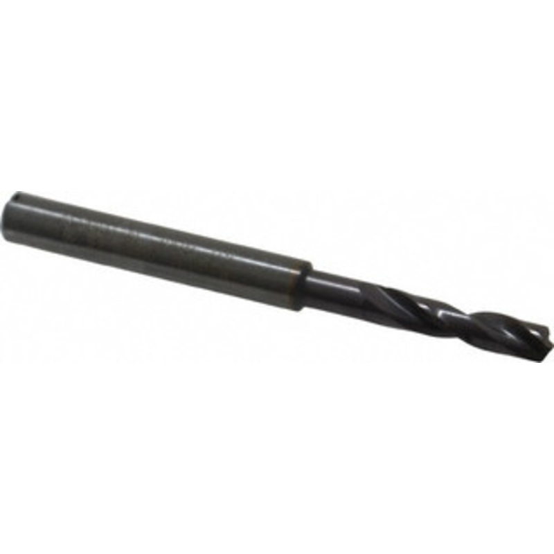 Guhring #16 140 Spiral Flute Solid Carbide Screw Machine Drill Bit FIREX Finish, Right Hand Cut, 24mm Flute Length, 66mm OAL, SU Point, Straight Shank, Through Coolant 9055100045000 – 09872557