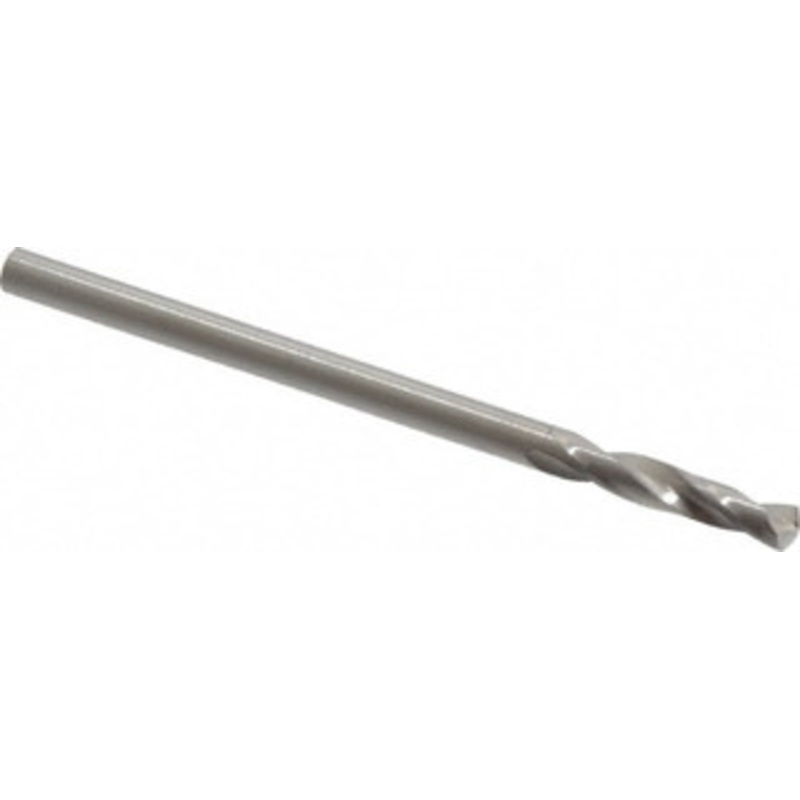 Guhring #43 130 Spiral Flute Cobalt Screw Machine Drill Bit Bright Finish, Right Hand Cut, 13mm Flute Length, 40mm OAL, Standard Point, Straight Shank 9003290022600 – 67583237