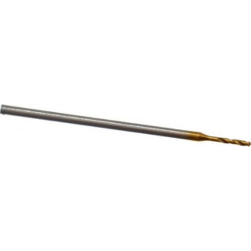 Guhring #75, 118 Point, Cobalt Micro Drill Bit 0.984 OAL, 3.4mm Flute Length, 1mm Shank Diam, Series 660 9006600005300 – 85891539