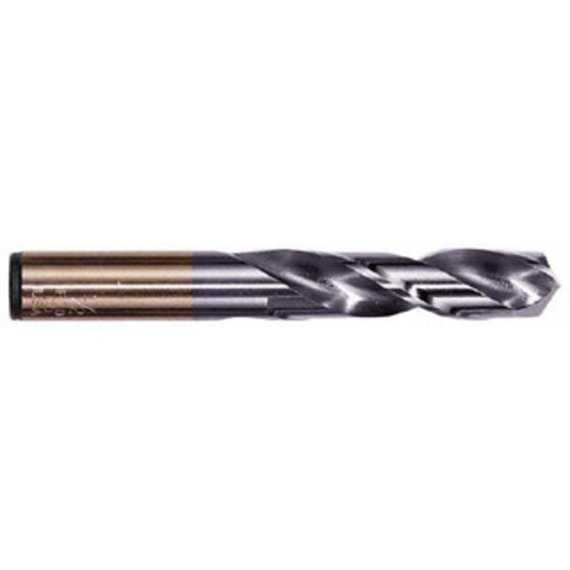 Hertel #1 135 Spiral Flute Cobalt Screw Machine Drill Bit TiAlN Finish, Right Hand Cut, 1-5/16 Flute Length, 2-7/16 OAL, Split Point, Straight Shank 74130139 – 74130139
