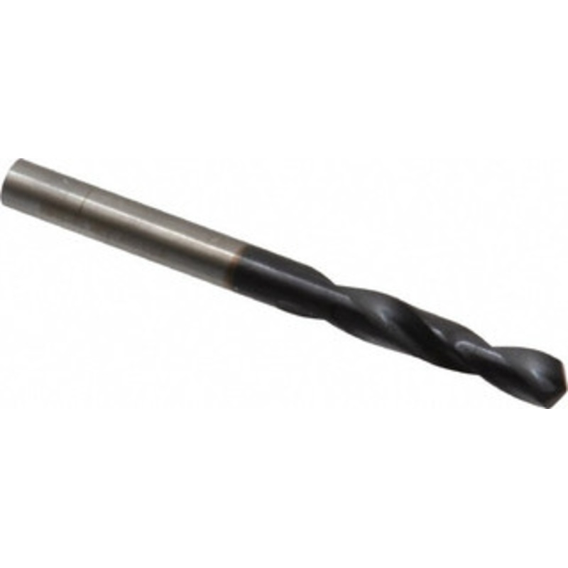 Hertel #11 135 Spiral Flute Cobalt Screw Machine Drill Bit TiAlN Finish, Right Hand Cut, 1-3/16 Flute Length, 2-1/4 OAL, Split Point, Straight Shank 74132085 – 74132085