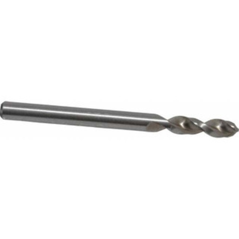 Accupro #10 130 Parabolic Flute Cobalt Screw Machine Drill Bit Bright Finish, Right Hand Cut, 1.024 Flute Length, 2.441 OAL, Split Point, Straight Shank 1630492-AC – 01332089