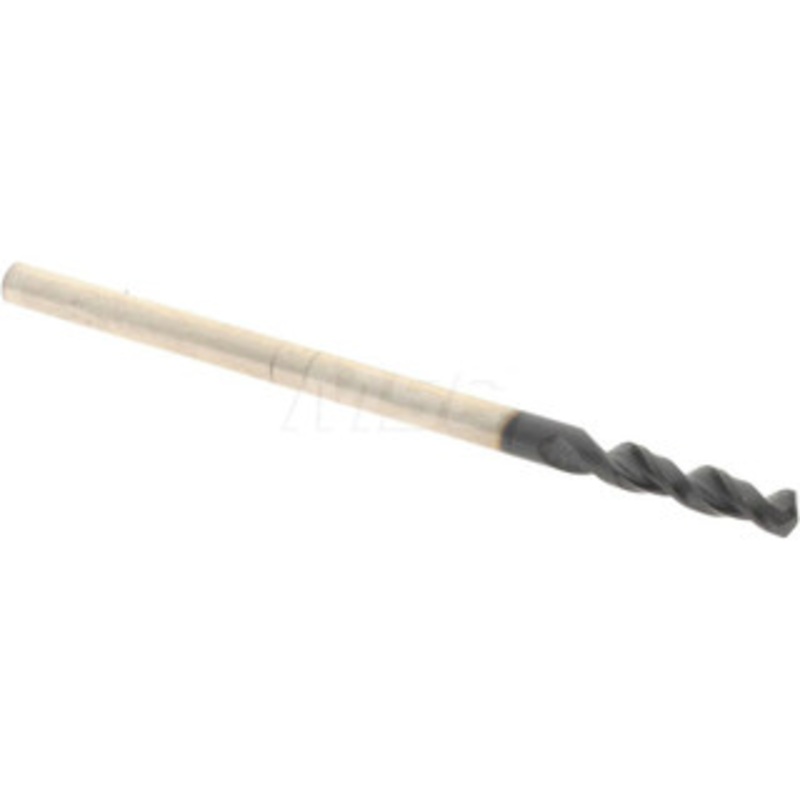 Accupro #49 130 Parabolic Flute Cobalt Screw Machine Drill Bit TiAlN Finish, Right Hand Cut, 0.433 Flute Length, 1.417 OAL, Split Point, Straight Shank 1630185A-AC – 01348119