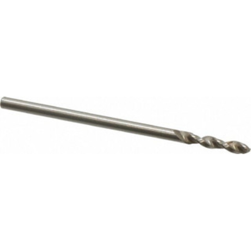 Accupro #51 130 Parabolic Flute Cobalt Screw Machine Drill Bit Bright Finish, Right Hand Cut, 0.394 Flute Length, 1.339 OAL, Split Point, Straight Shank 1630169-AC – 01331156