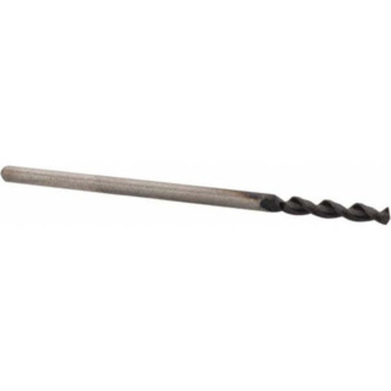 Accupro #60 130 Parabolic Flute Cobalt Screw Machine Drill Bit TiAlN Finish, Right Hand Cut, 0.236 Flute Length, 1.024 OAL, Standard Point, Straight Shank 1630102A-AC – 01347830