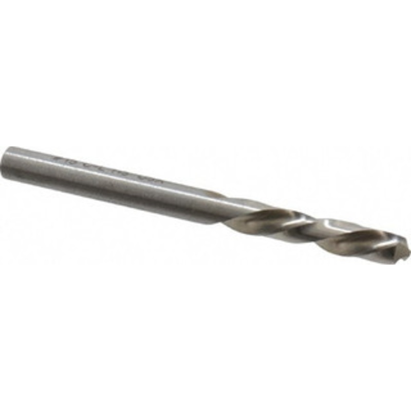 Chicago-Latrobe #15 118 Spiral Flute High Speed Steel Screw Machine Drill Bit Bright Finish, Left Hand Cut, 1-1/8 Flute Length, 2-3/16 OAL, Standard Point, Straight Shank 49085 – 81351157