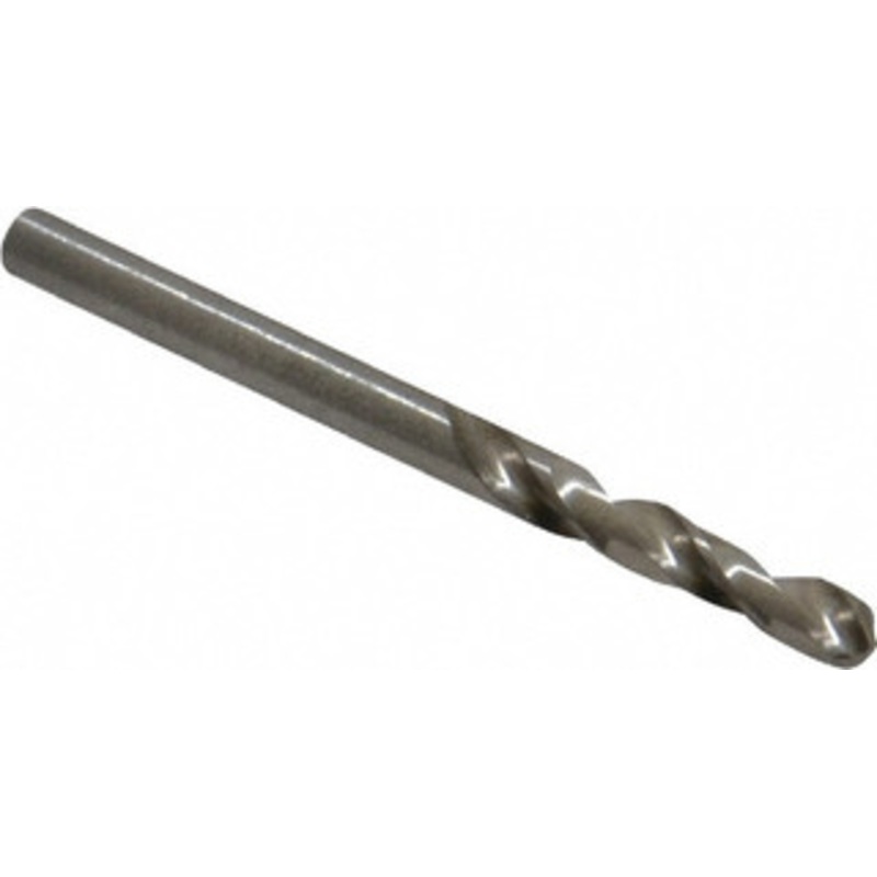 Cleveland Twist Drill #25 118 Spiral Flute High Speed Steel Screw Machine Drill Bit Bright Finish, Right Hand Cut, 1 Flute Length, 2-1/16 OAL, Standard Point, Straight Shank C04443 – 63706253