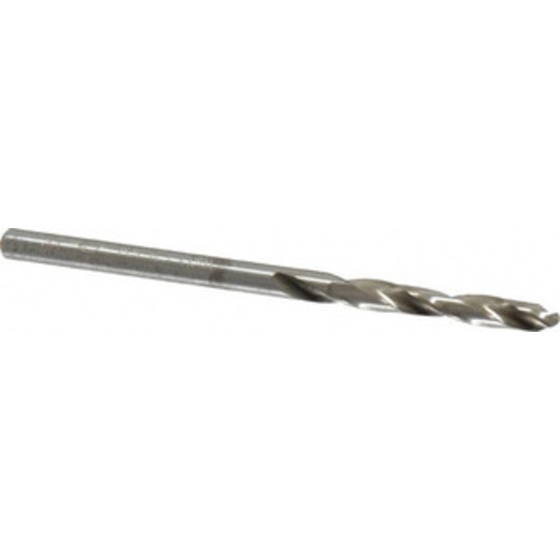 Cleveland Twist Drill #35 135 Spiral Flute High Speed Steel Screw Machine Drill Bit Bright Finish, Right Hand Cut, 7/8 Flute Length, 1-7/8 OAL, Split Point, Straight Shank C70339 – 74332677